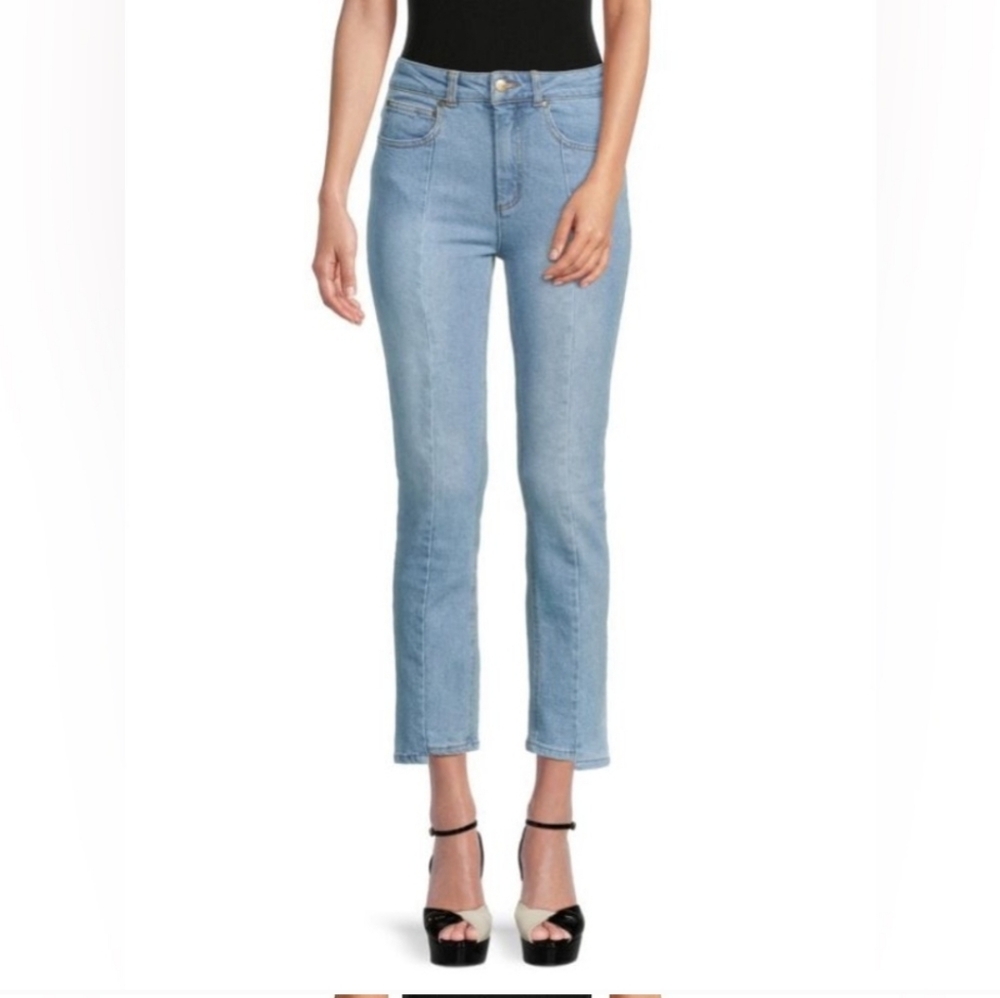 Cavalli Class Split Seam Cropped Jeans